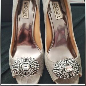 Badgley Mischka Opened Toe Shoes Size 9M